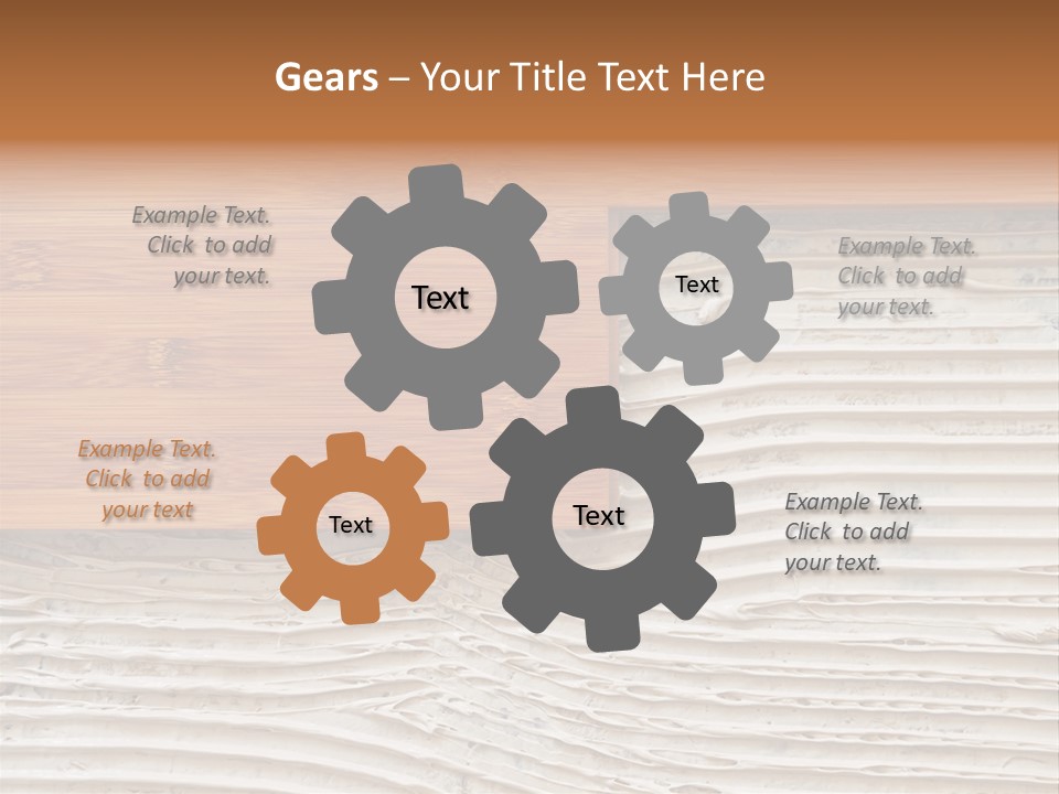 Wooden Pattern Floor PowerPoint Template