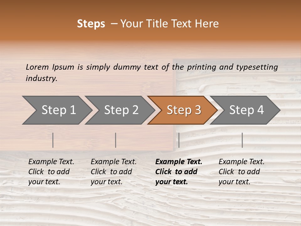 Wooden Pattern Floor PowerPoint Template