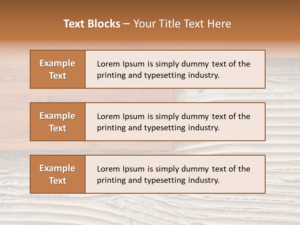 Wooden Pattern Floor PowerPoint Template