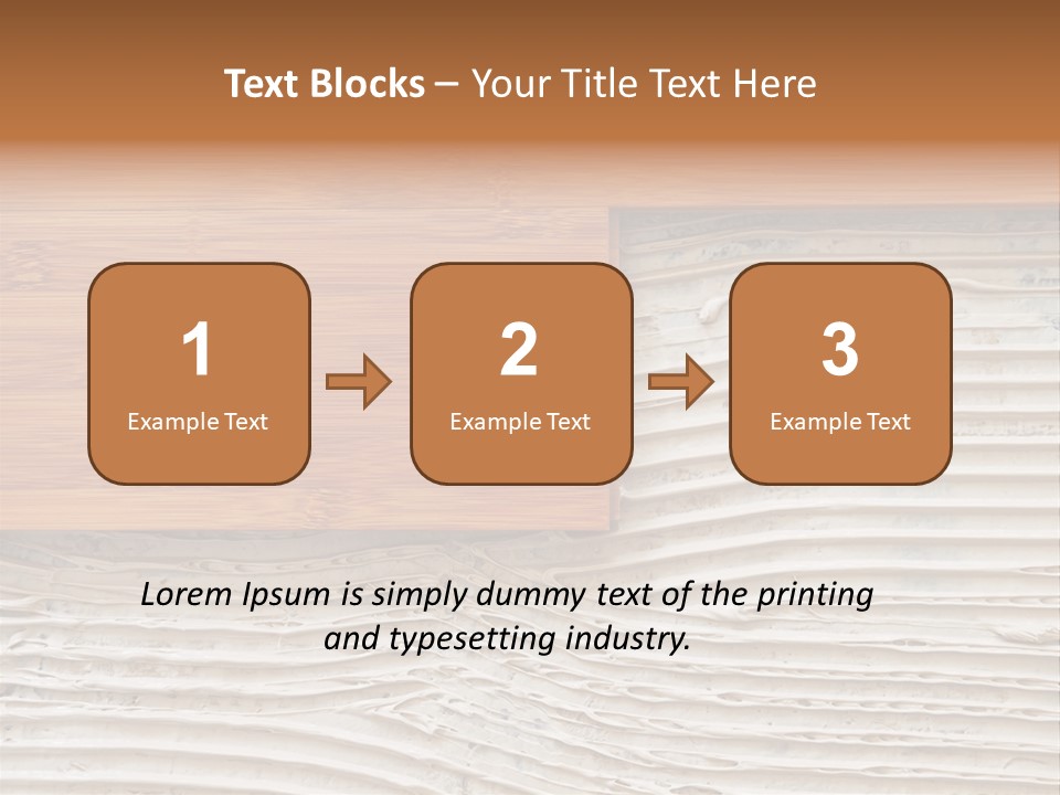 Wooden Pattern Floor PowerPoint Template