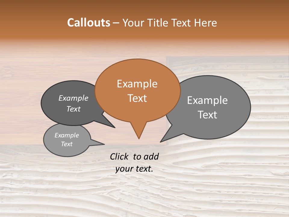 Wooden Pattern Floor PowerPoint Template