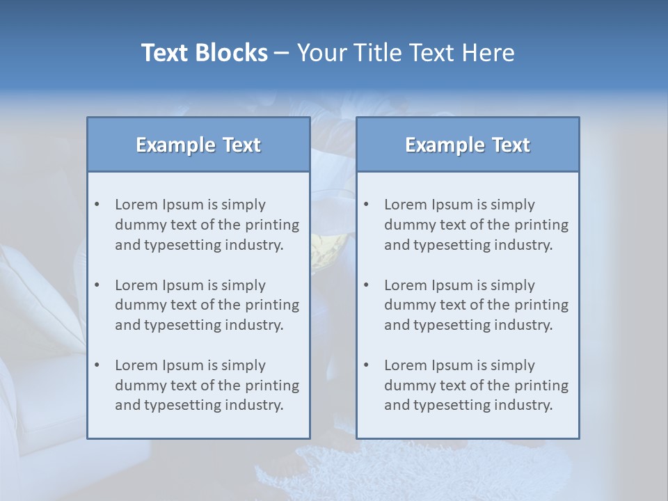 Indoors Movie Living PowerPoint Template