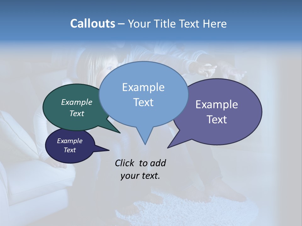 Indoors Movie Living PowerPoint Template