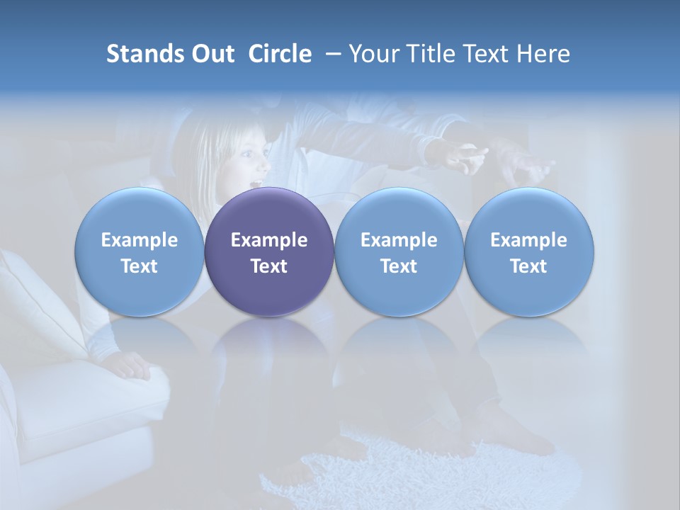 Indoors Movie Living PowerPoint Template