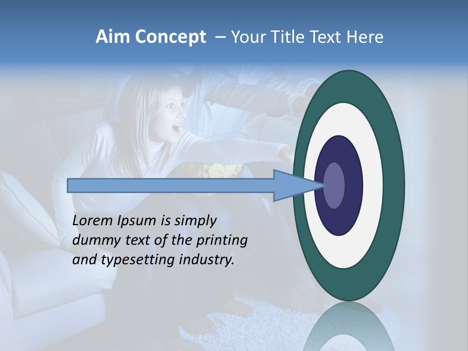 Indoors Movie Living PowerPoint Template