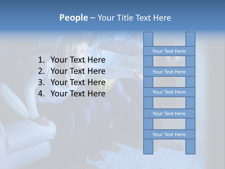 Indoors Movie Living PowerPoint Template