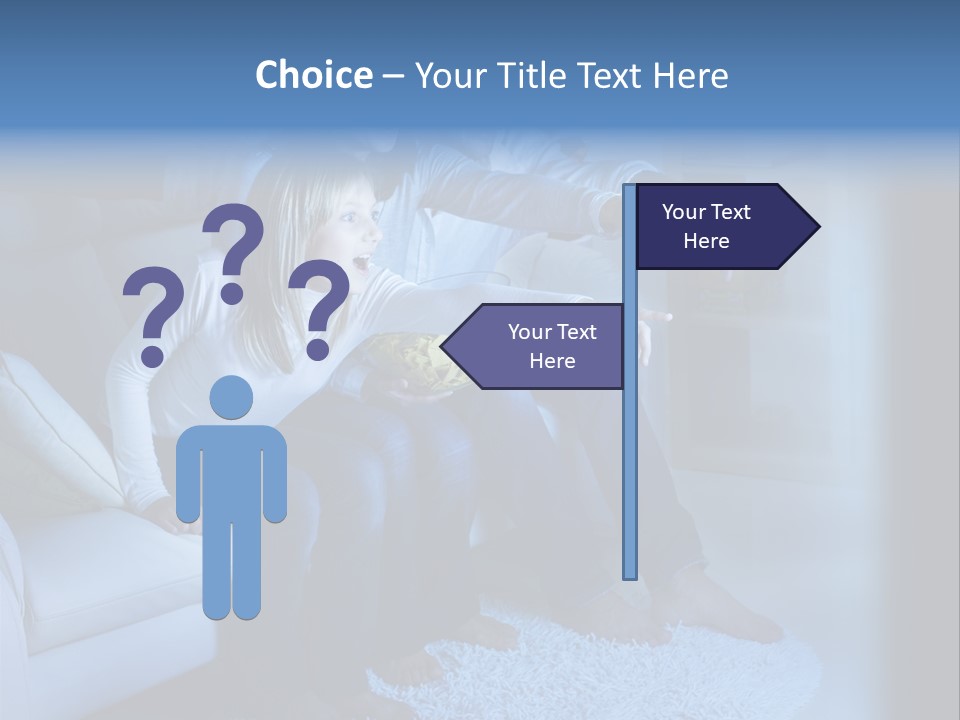 Indoors Movie Living PowerPoint Template