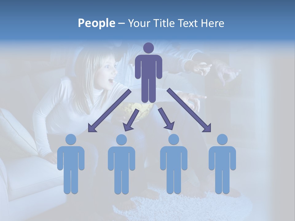 Indoors Movie Living PowerPoint Template