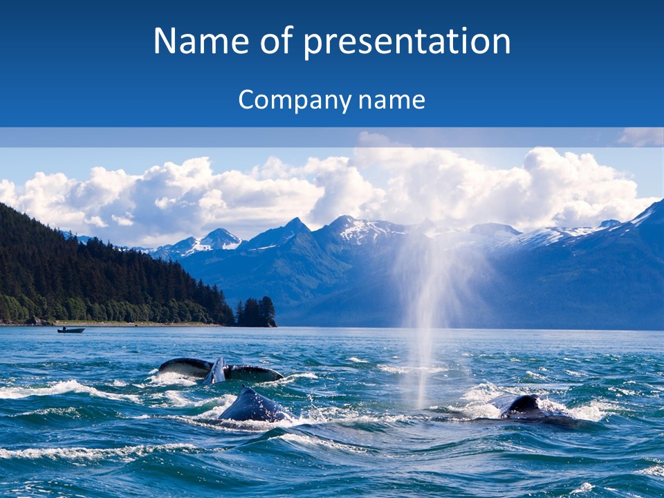 Animal Clouds Vacation PowerPoint Template