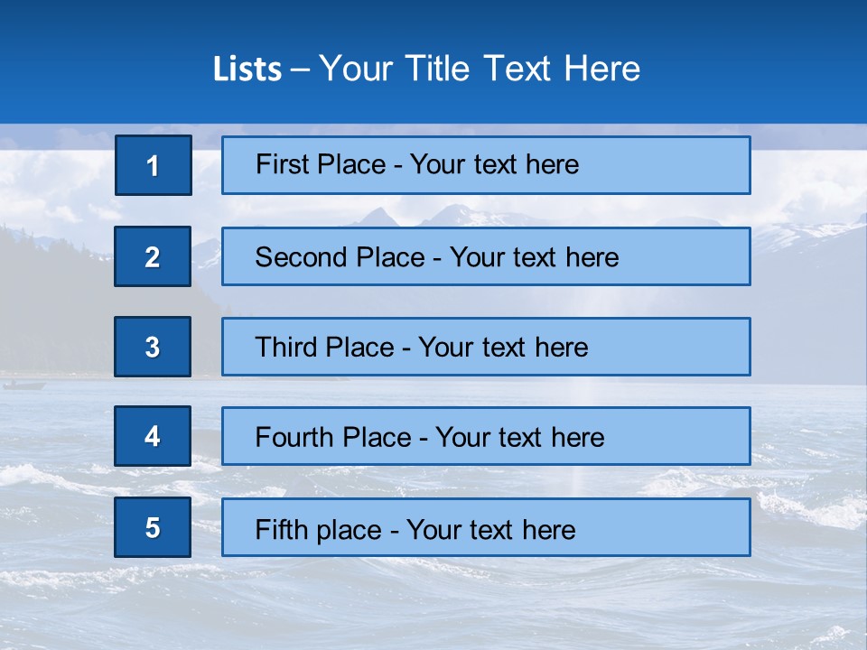Animal Clouds Vacation PowerPoint Template