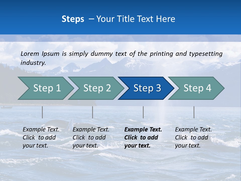 Animal Clouds Vacation PowerPoint Template