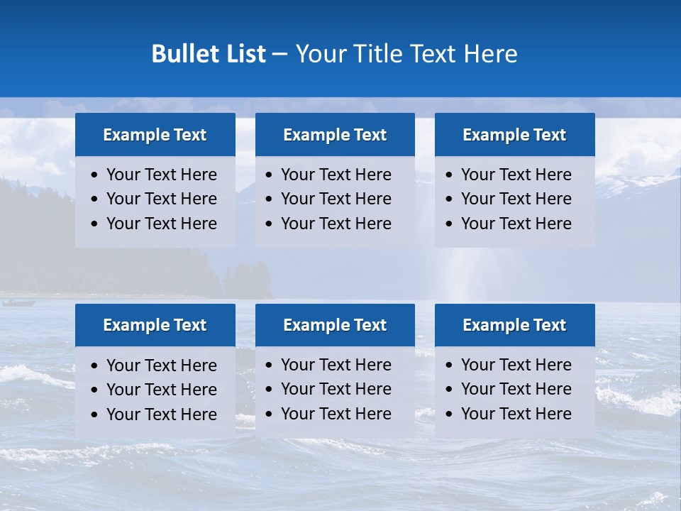 Animal Clouds Vacation PowerPoint Template