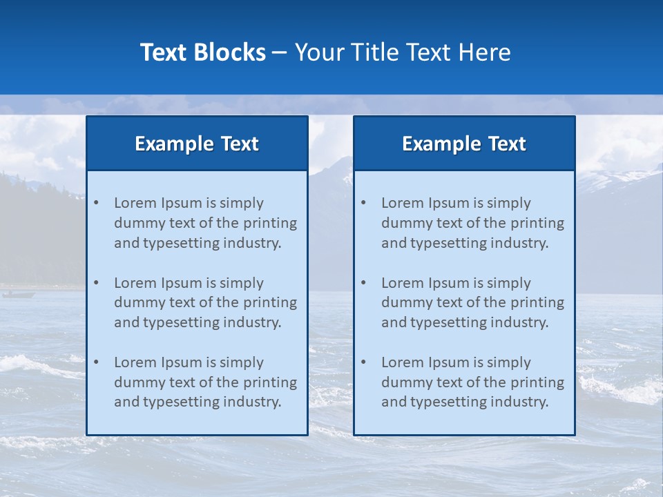 Animal Clouds Vacation PowerPoint Template