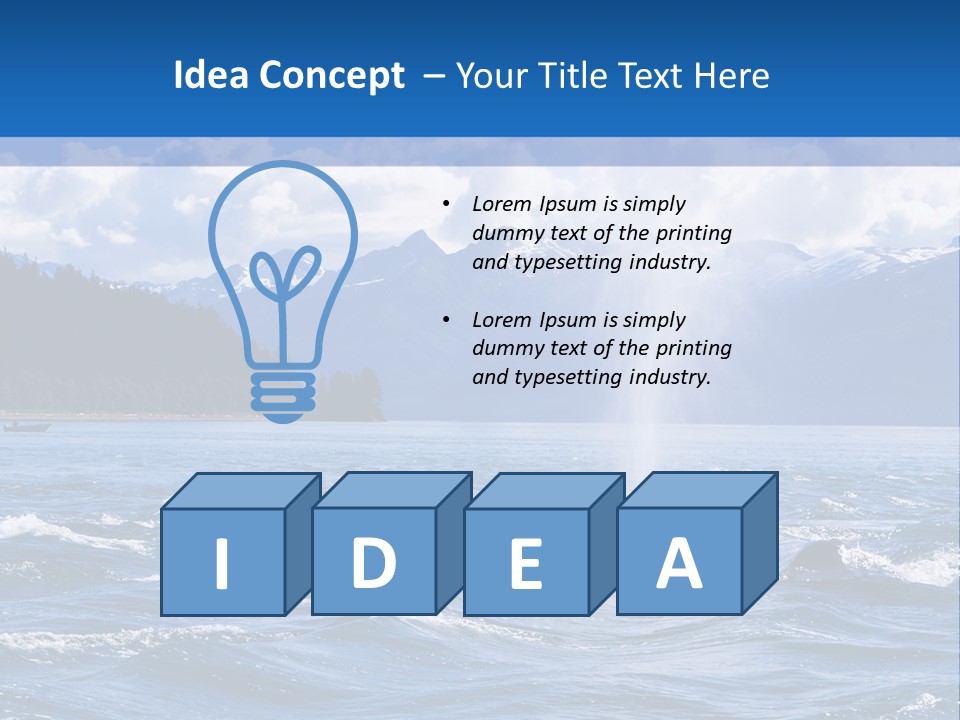 Animal Clouds Vacation PowerPoint Template