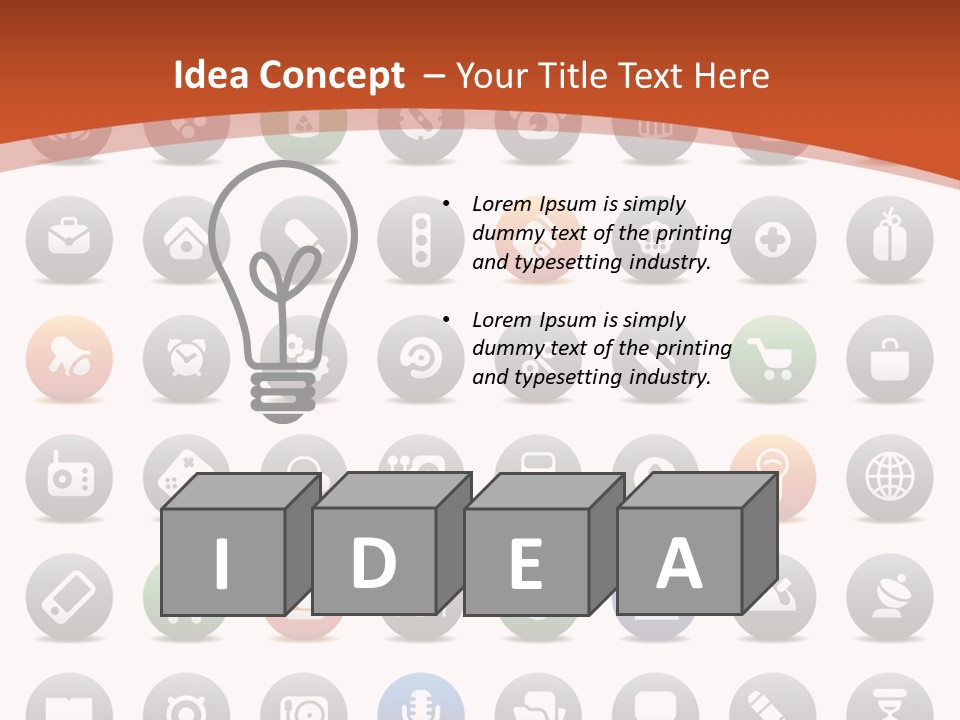 Shop Globe Email PowerPoint Template