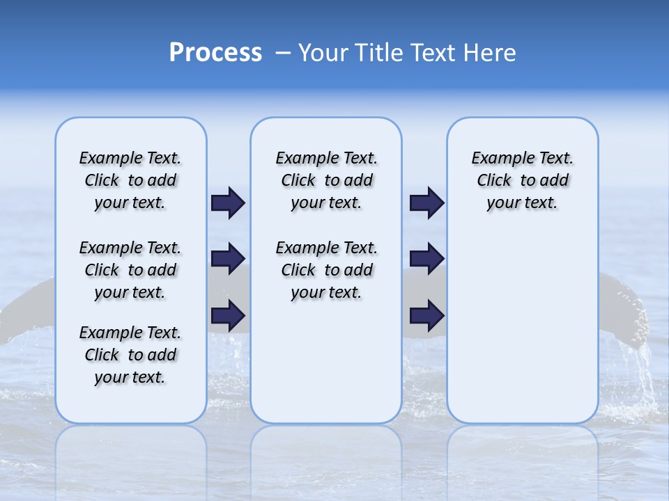 Black Large Whale PowerPoint Template