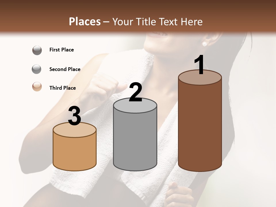 New White Exercise PowerPoint Template