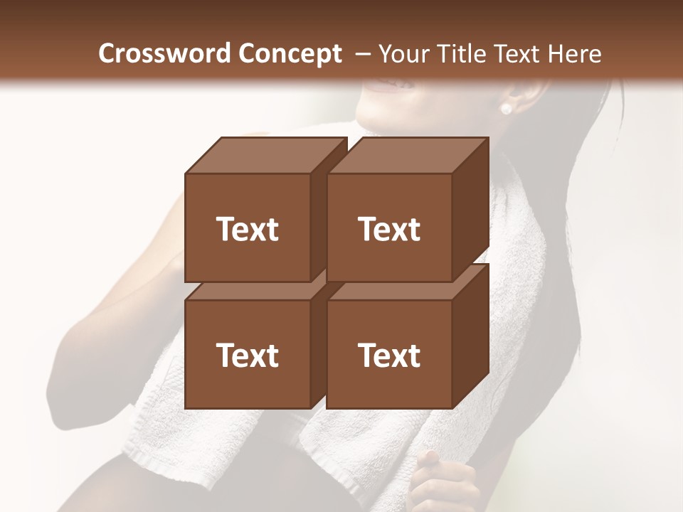 New White Exercise PowerPoint Template