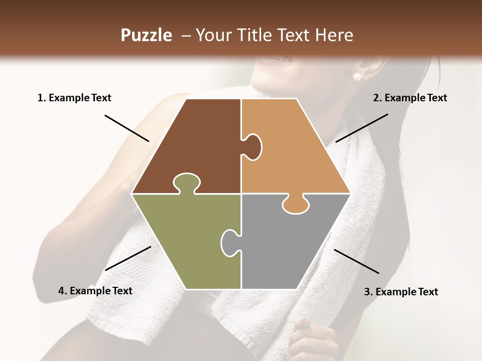 New White Exercise PowerPoint Template