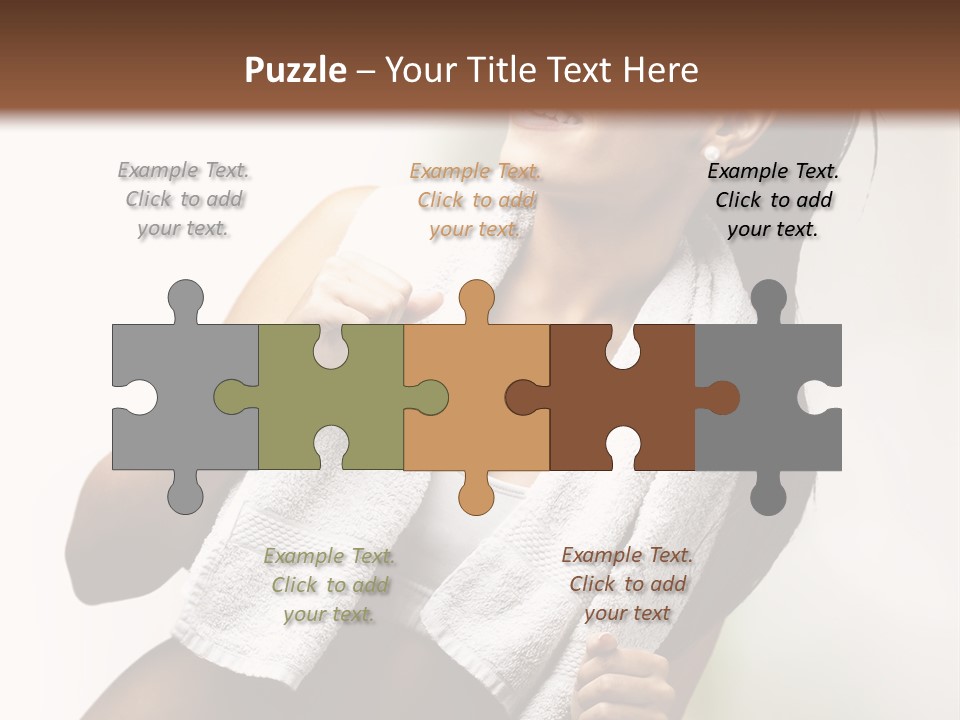 New White Exercise PowerPoint Template