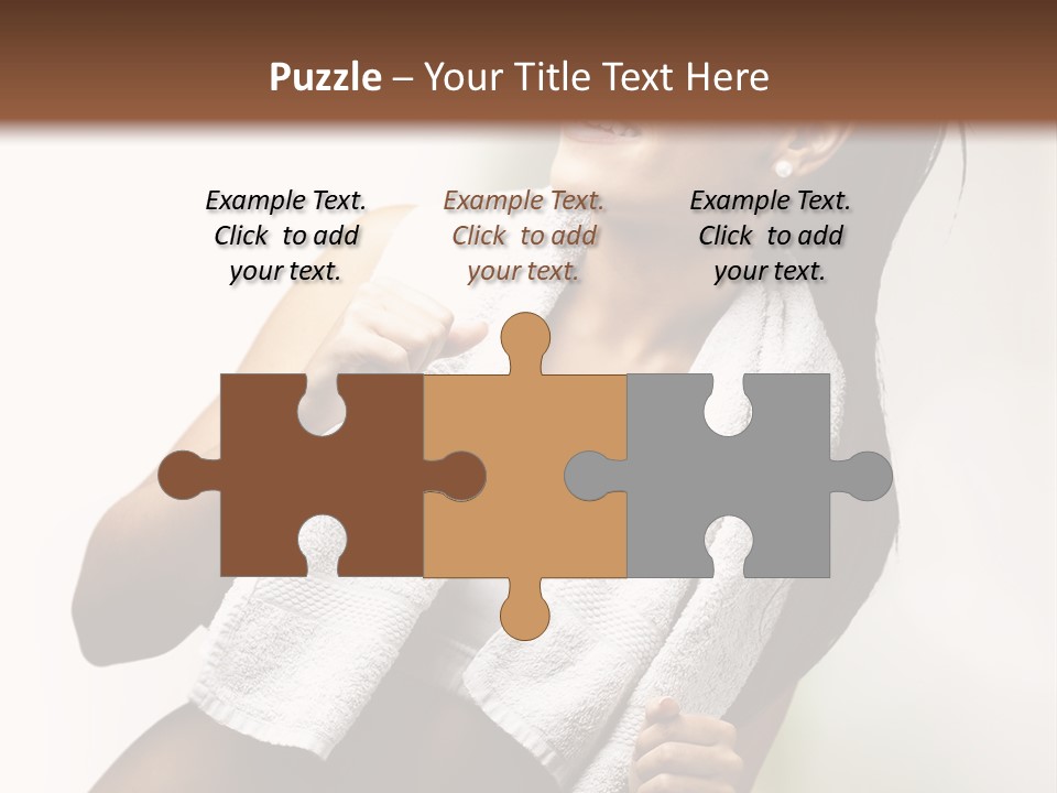 New White Exercise PowerPoint Template