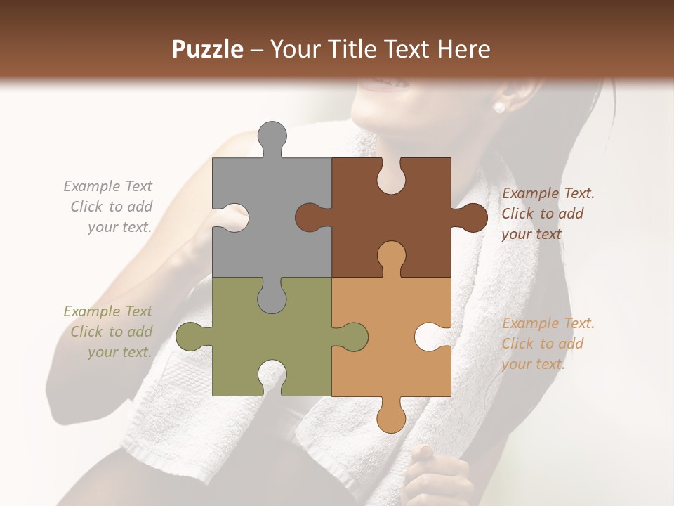 New White Exercise PowerPoint Template