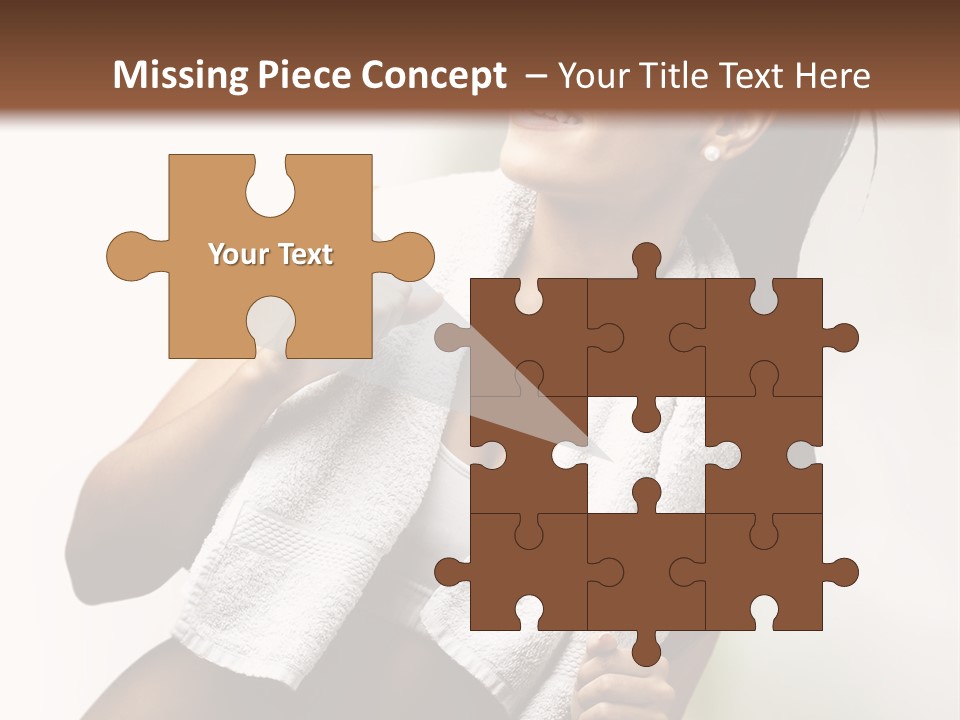 New White Exercise PowerPoint Template