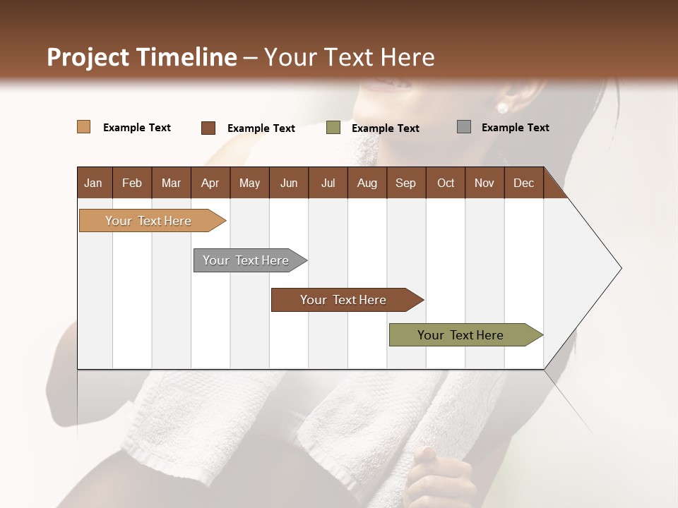New White Exercise PowerPoint Template