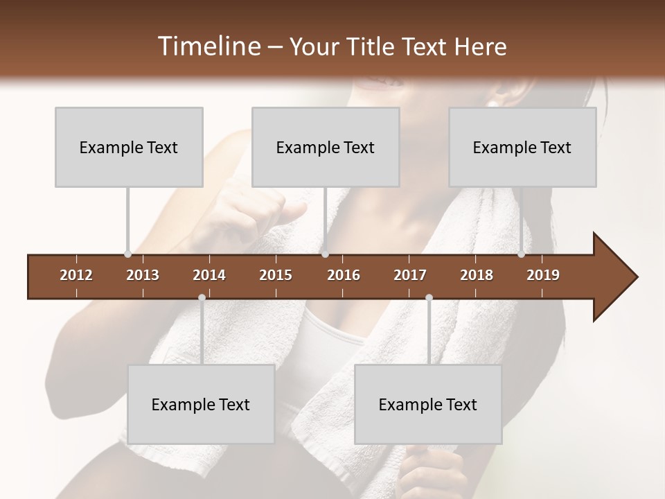 New White Exercise PowerPoint Template