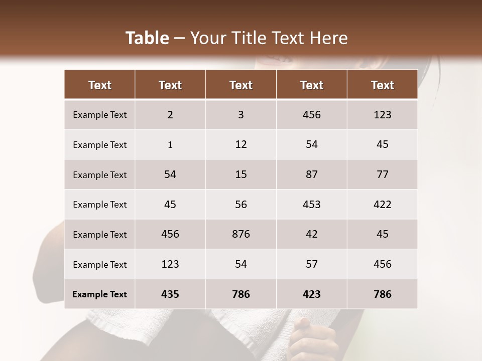 New White Exercise PowerPoint Template