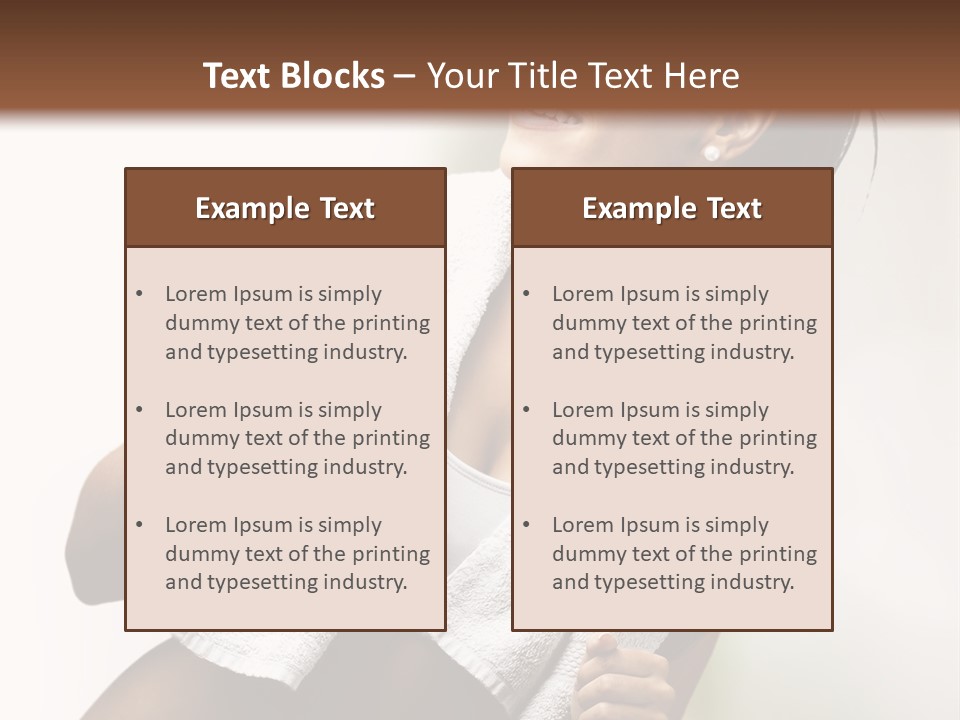 New White Exercise PowerPoint Template