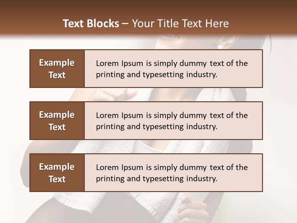 New White Exercise PowerPoint Template