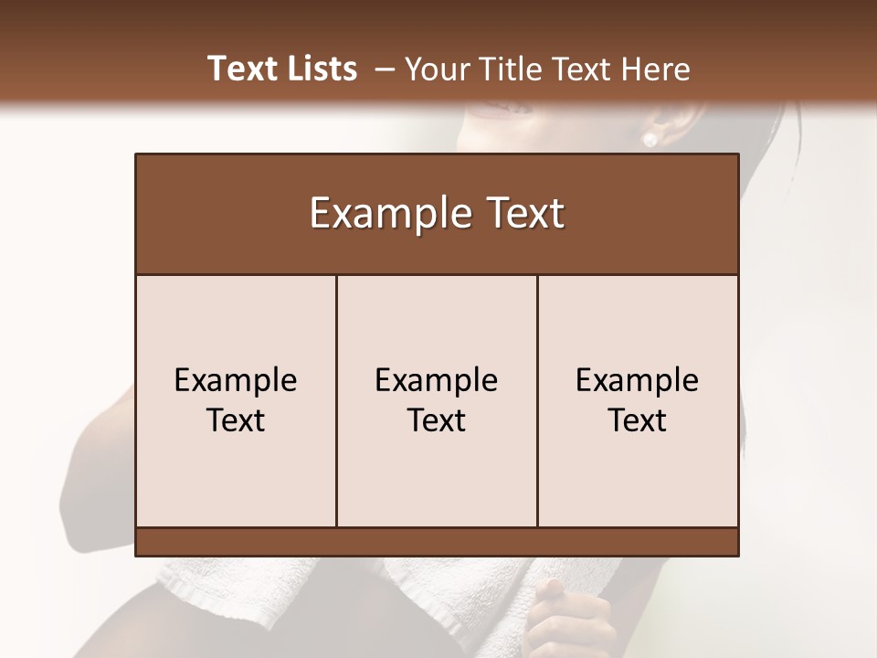 New White Exercise PowerPoint Template