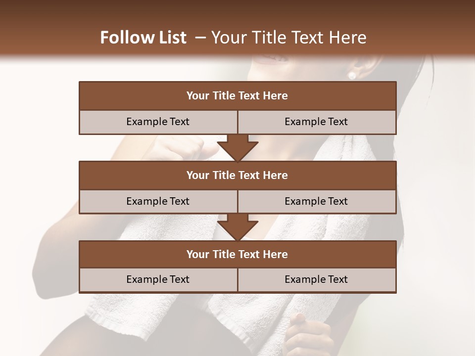 New White Exercise PowerPoint Template