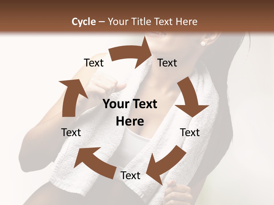 New White Exercise PowerPoint Template