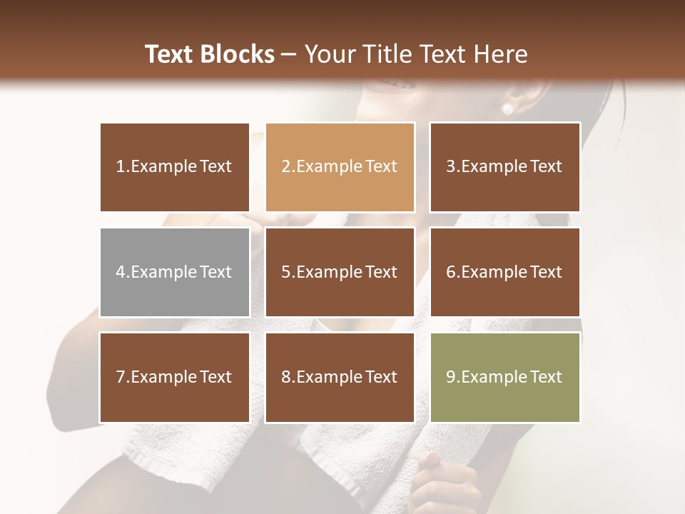 New White Exercise PowerPoint Template