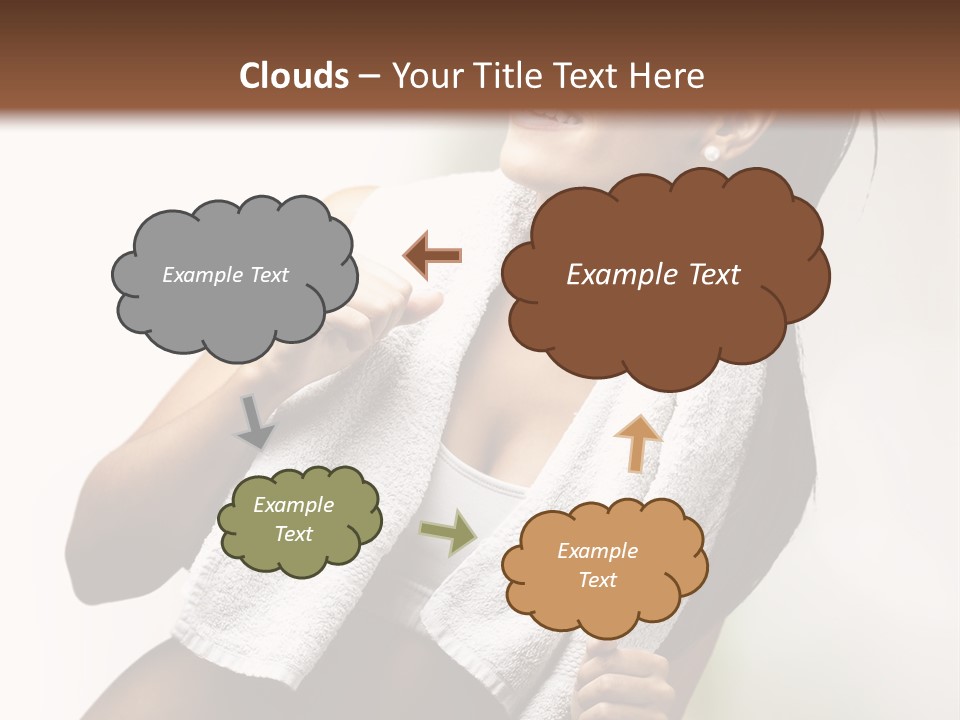 New White Exercise PowerPoint Template