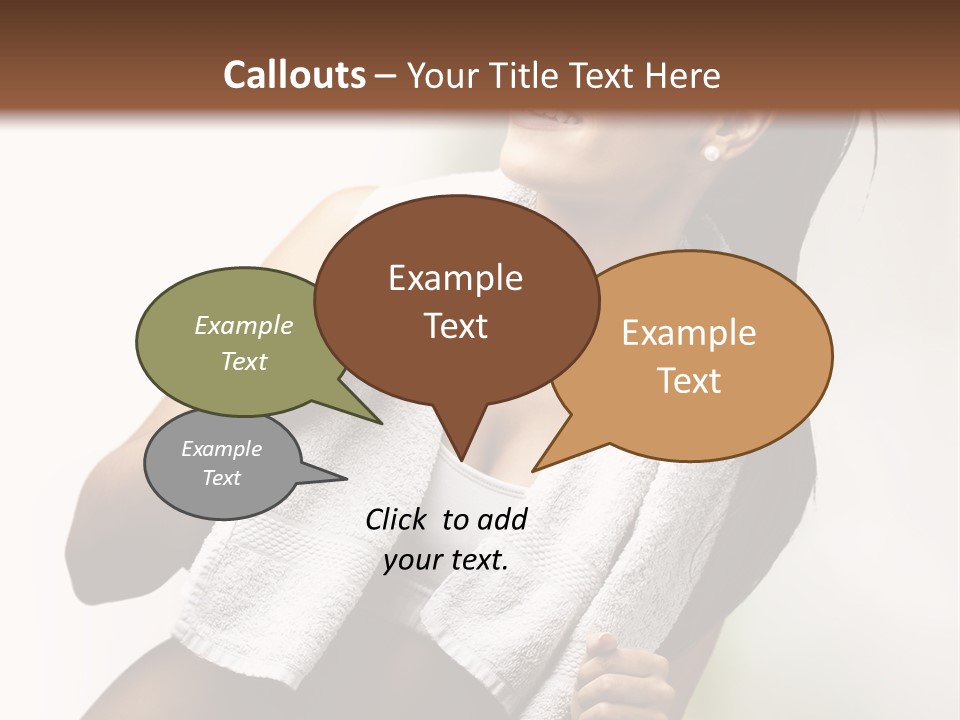 New White Exercise PowerPoint Template