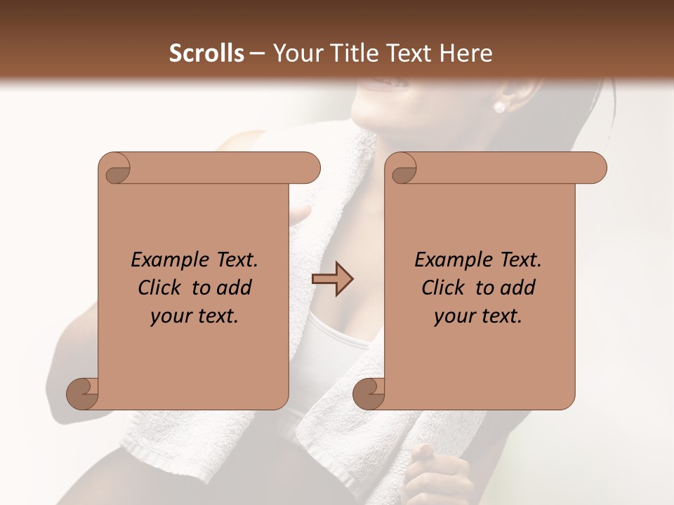 New White Exercise PowerPoint Template