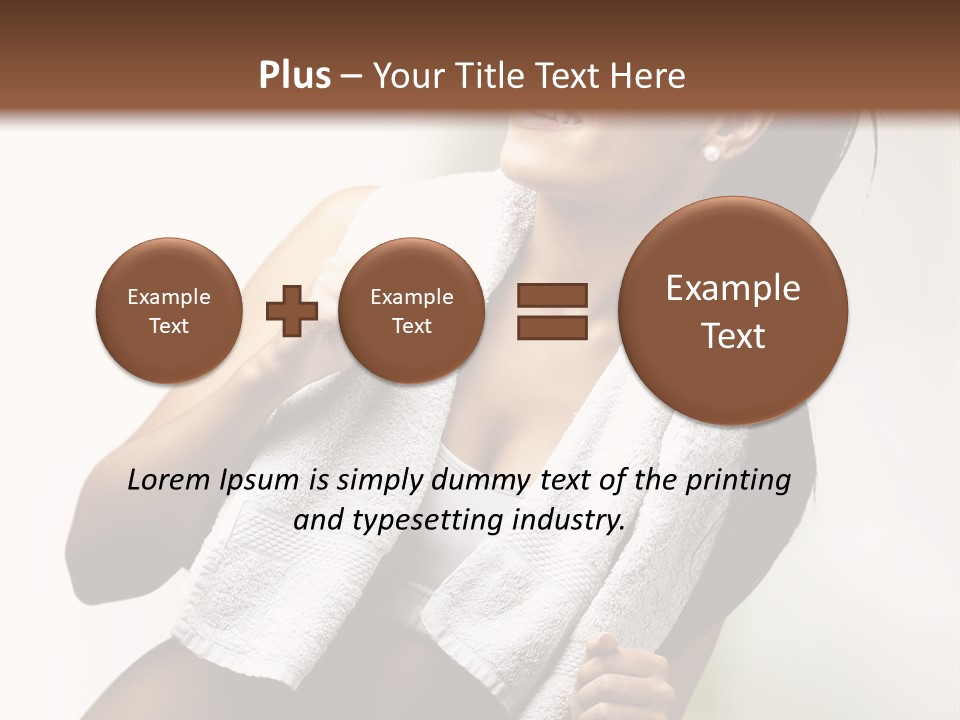 New White Exercise PowerPoint Template