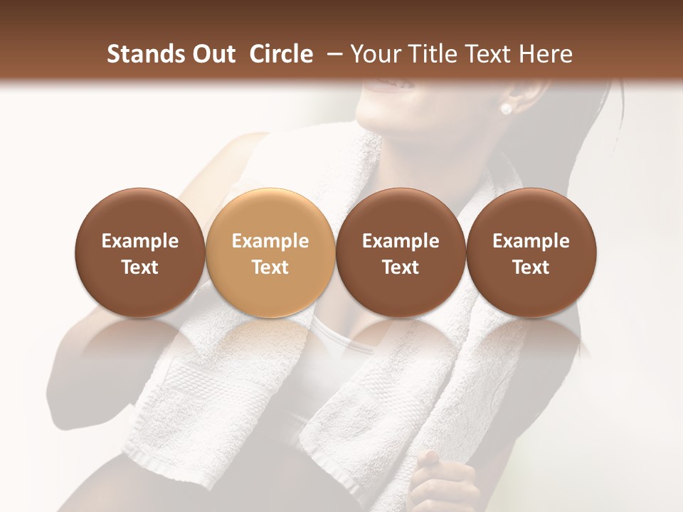 New White Exercise PowerPoint Template