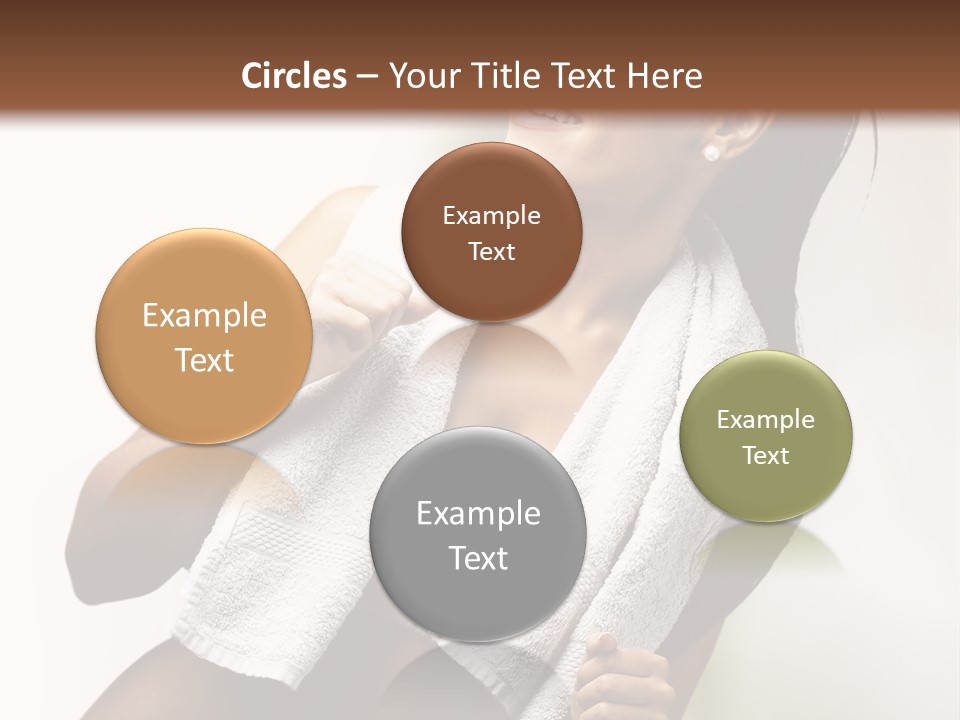 New White Exercise PowerPoint Template