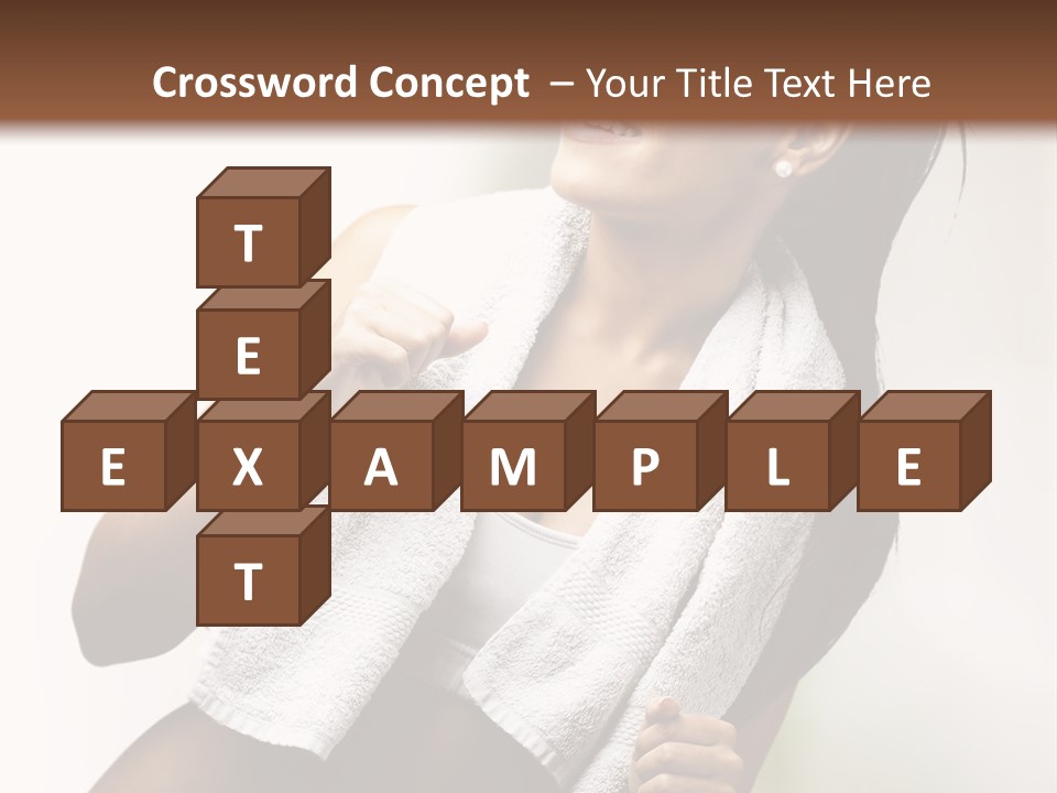 New White Exercise PowerPoint Template