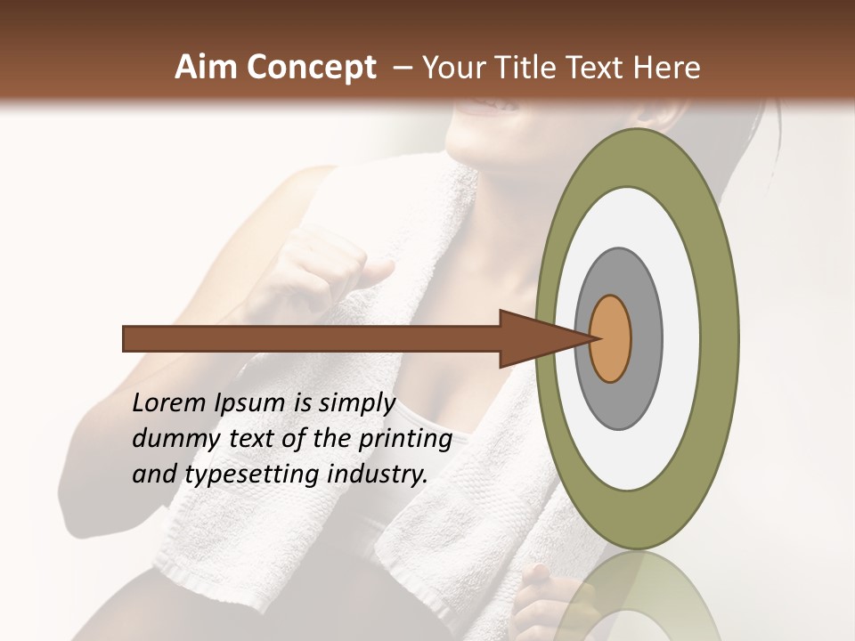 New White Exercise PowerPoint Template