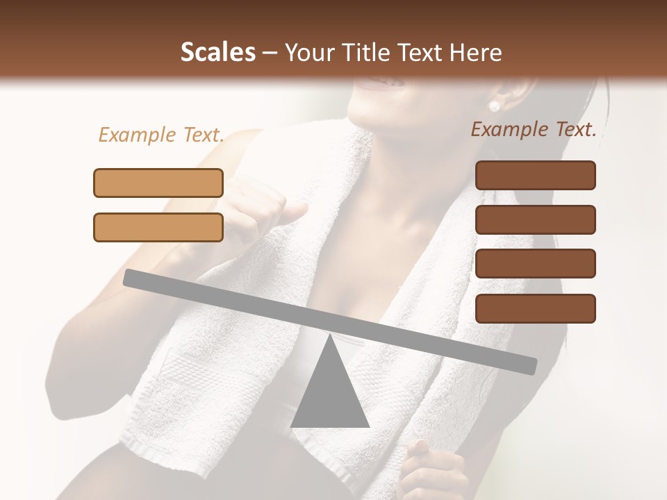 New White Exercise PowerPoint Template
