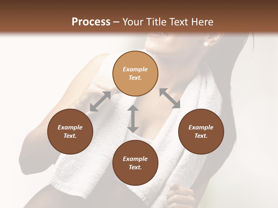 New White Exercise PowerPoint Template