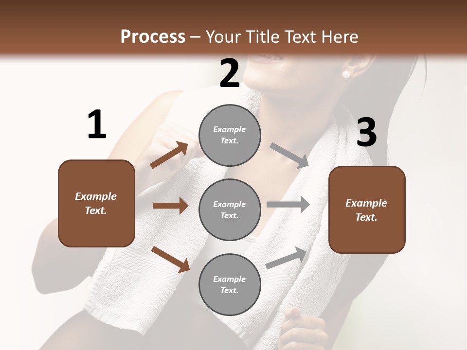 New White Exercise PowerPoint Template