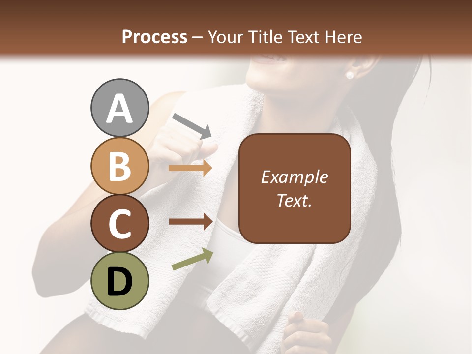 New White Exercise PowerPoint Template