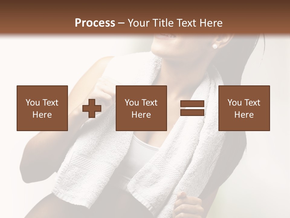 New White Exercise PowerPoint Template