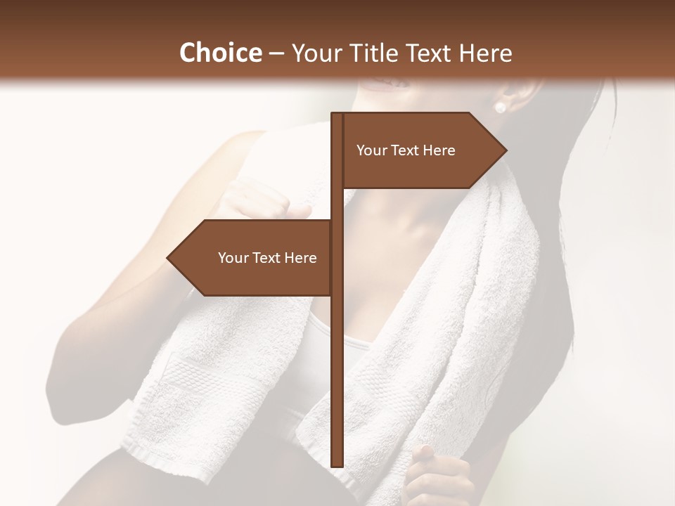 New White Exercise PowerPoint Template